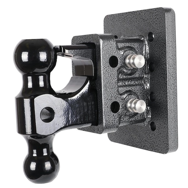 MEGA-DUTY 2 Bolt-On 2.5 Drop 2K TW 16K Hitch & GH-051 Dual-Ball & GH-032 Pintle Lock